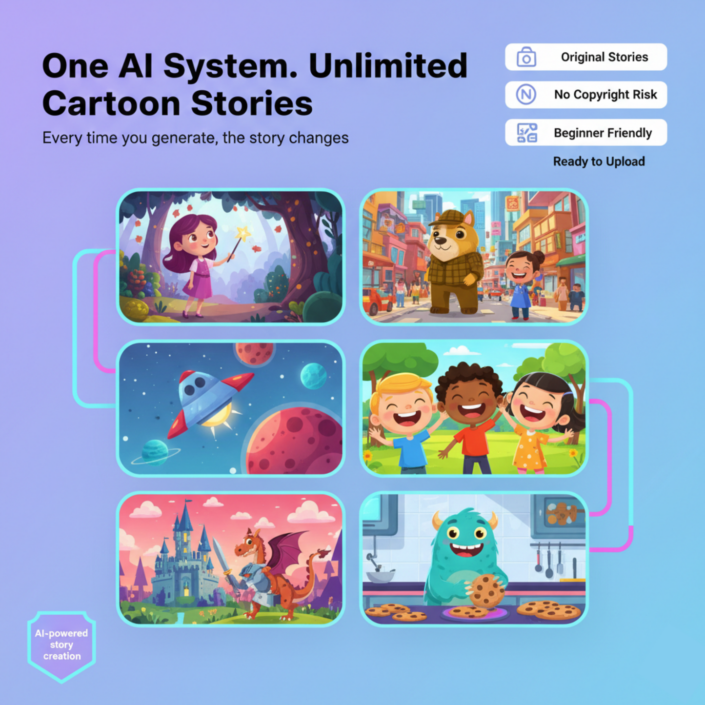 Create 2D Cartoon Story Videos Using AI (Beginner Friendly)